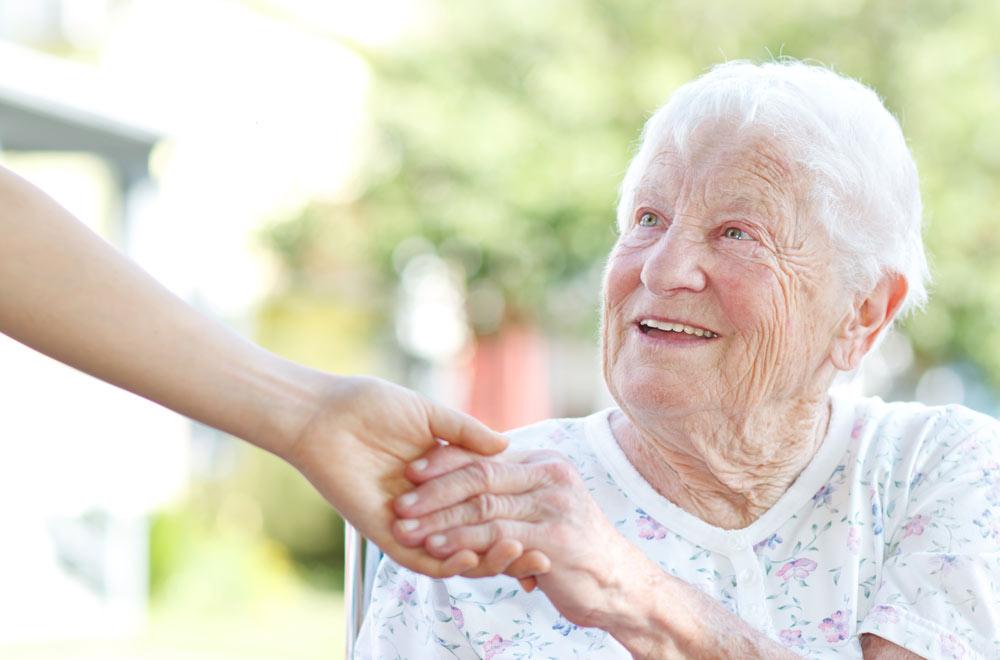 Smiling Lady In Residential Assisted Living