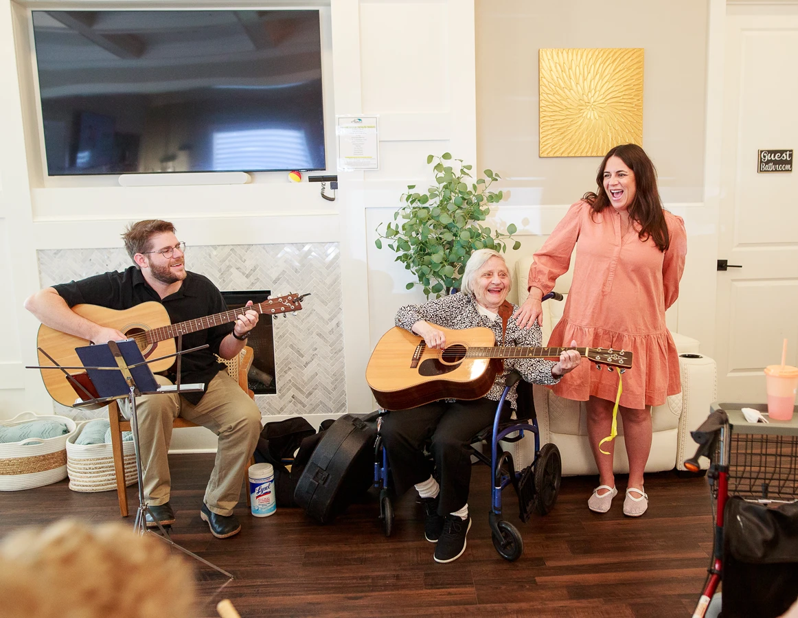 Audubon Care Homes Music Therapy Session