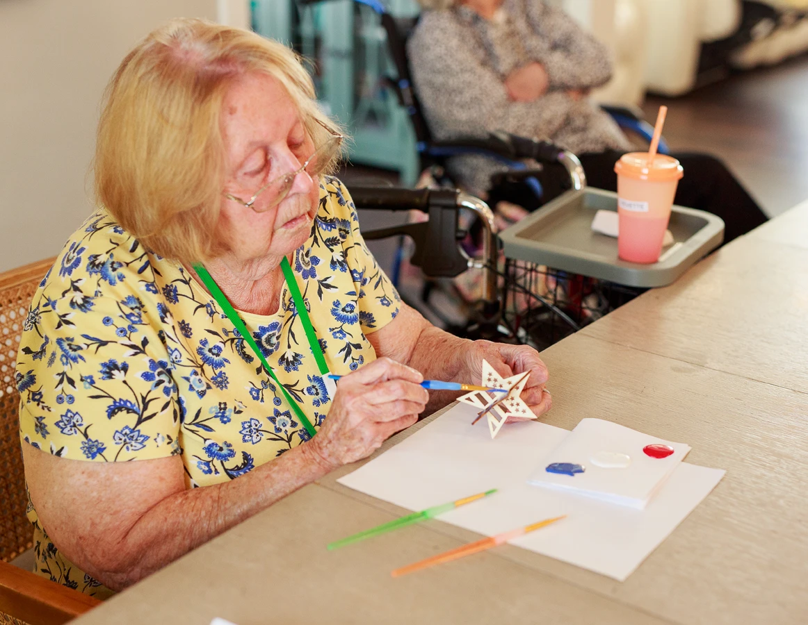 Audubon Care Homes Memory Care painting
