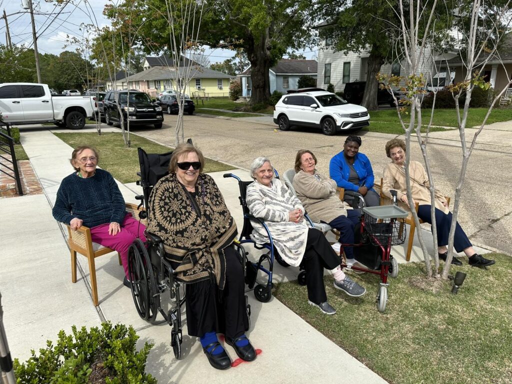 Audubon Care Homes seniors reunited on the street