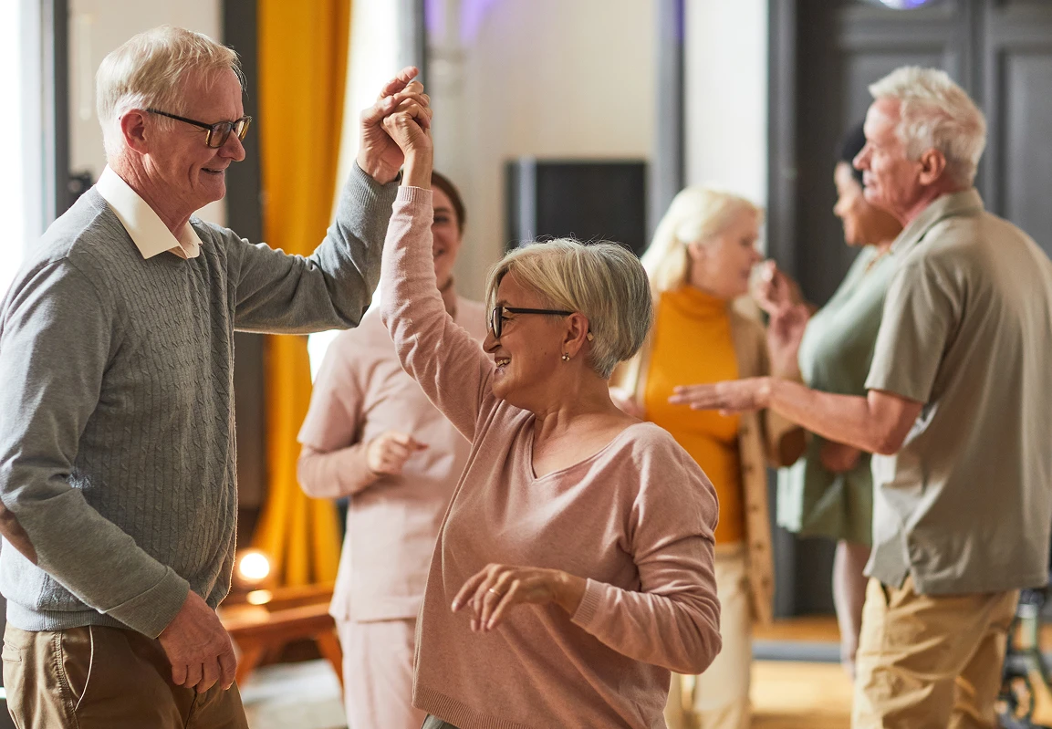 Audubon Care Homes seniors dancing